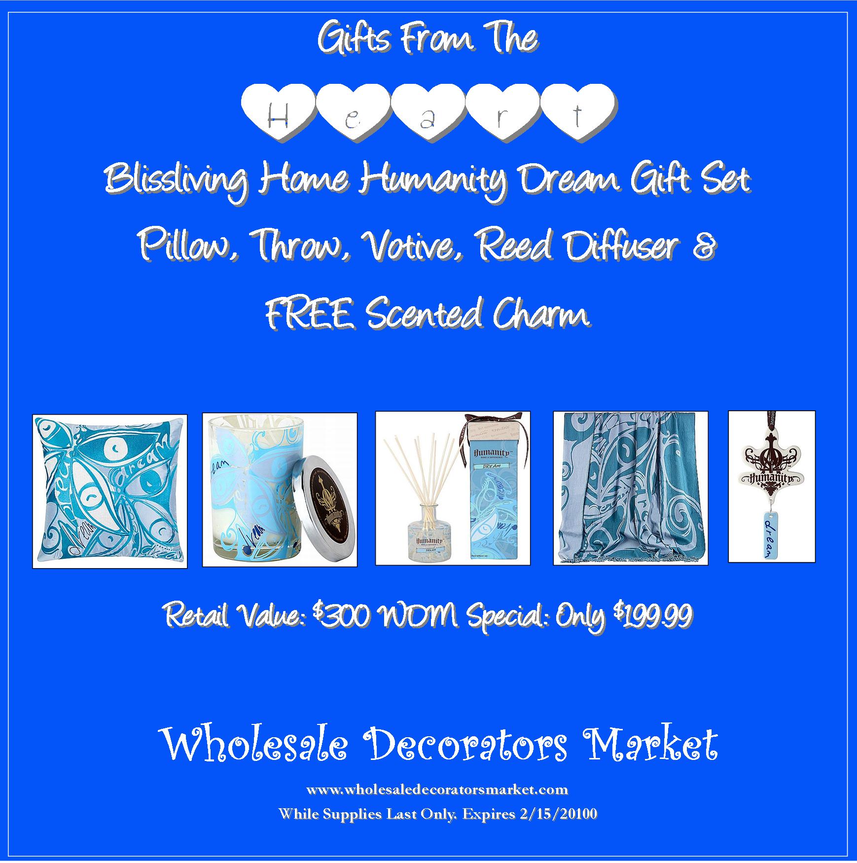 Blissliving Home Humanity Dream Valentines Day Gift Set